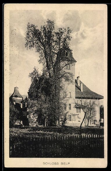Cartoline postali: AK Belp, Schloss Belp – Usato da Berlin venduto da bartko-reher