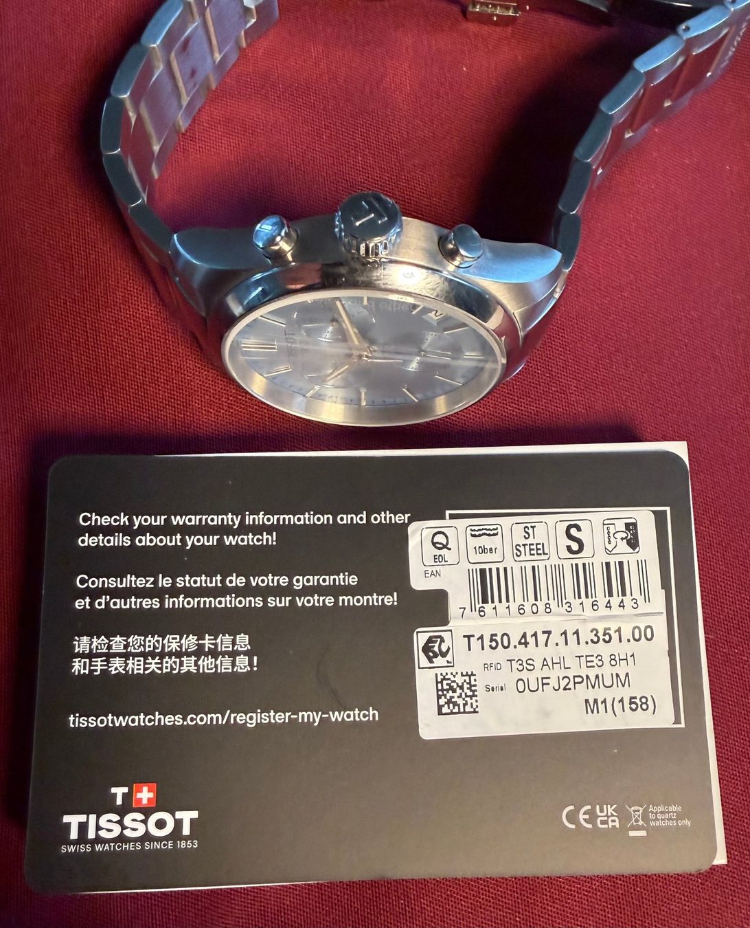 Tissot Uhren: Tissot PR 100 Chronograph 40 mm Hellblau – Neu (gemäss Beschreibung) aus Zürich von uru_29pg 3