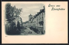 Rheinfelden, Strassenpartie aus der Voge