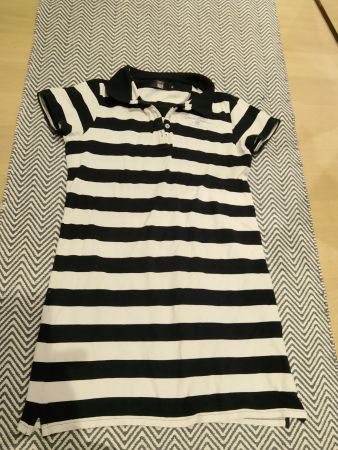 Vinson Original Polo-Kleid  gestreift Grösse M
