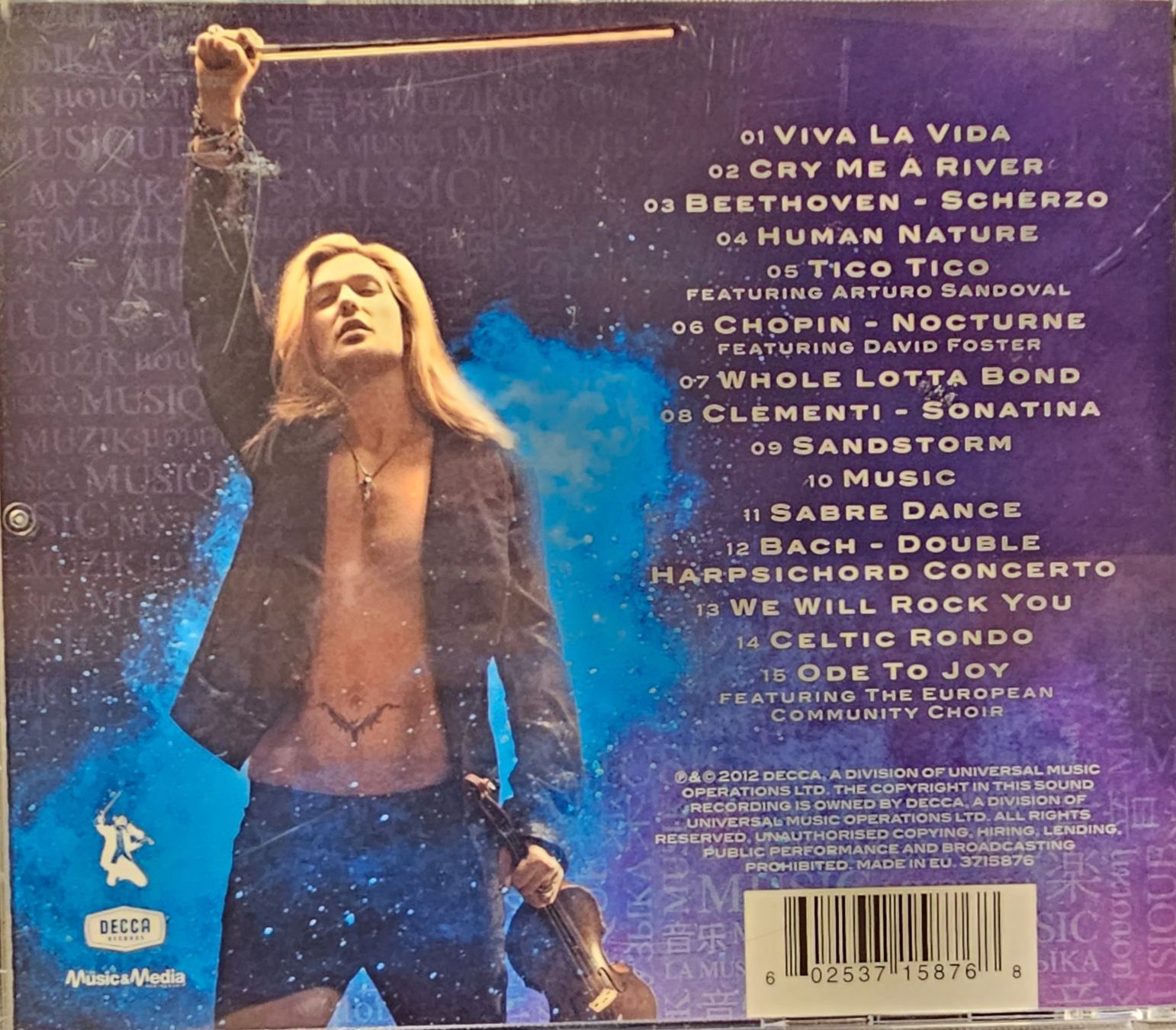 CDs: David Garrett – Music – Gebraucht aus Wahlen b. Laufen von Cg10 1