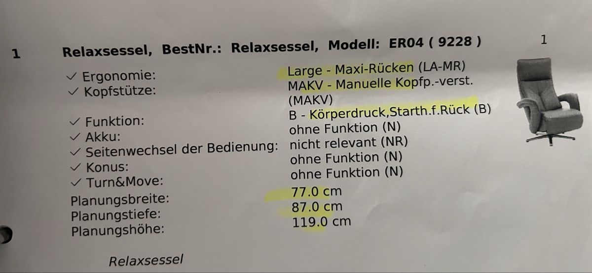 Pfister Poltrone: Relaxsessel Leder Credo – Nuovo (secondo la descrizione) da Rümlang venduto da jcw_nf5r 8