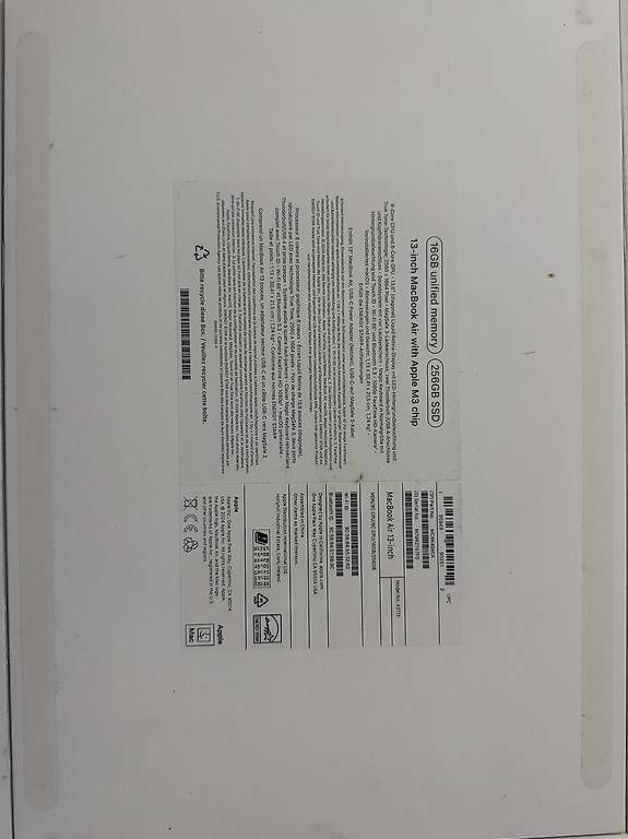 Notebook: Apple MacBook Air 13 M3  Neu & Originalverpackt – Usato da Niederhasli venduto da lir_c78k 4
