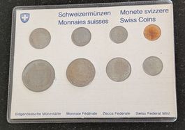 Münzsatz Schweiz 1976 stgl.