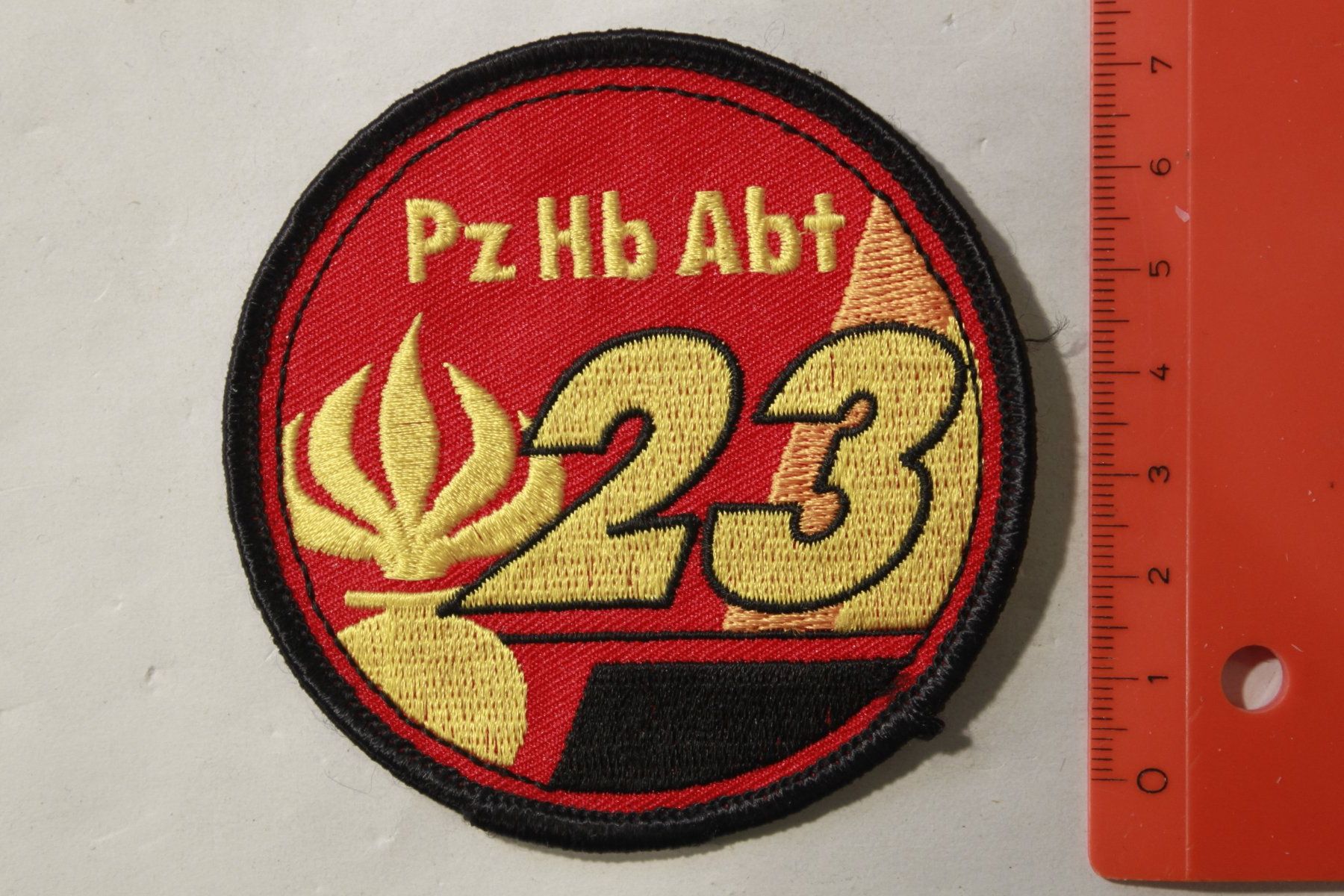 Schweizer Armee Placchette & Badge: PZ Hb Abt 23 – Usato da La plaine venduto da 7A6T2ME