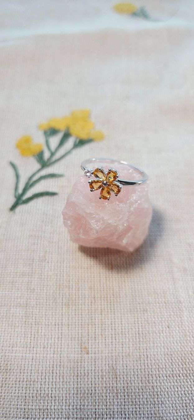 Anelli: NEW - S925 Citrine Ring (Adjustable) – Nuovo (secondo la descrizione) da Zürich venduto da cin_wcf6 3