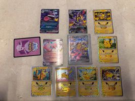 Pikachu ex + 6 Pikachu + 2EX + Riffex IR 30th Celebration DE