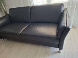 Leder-Sofa