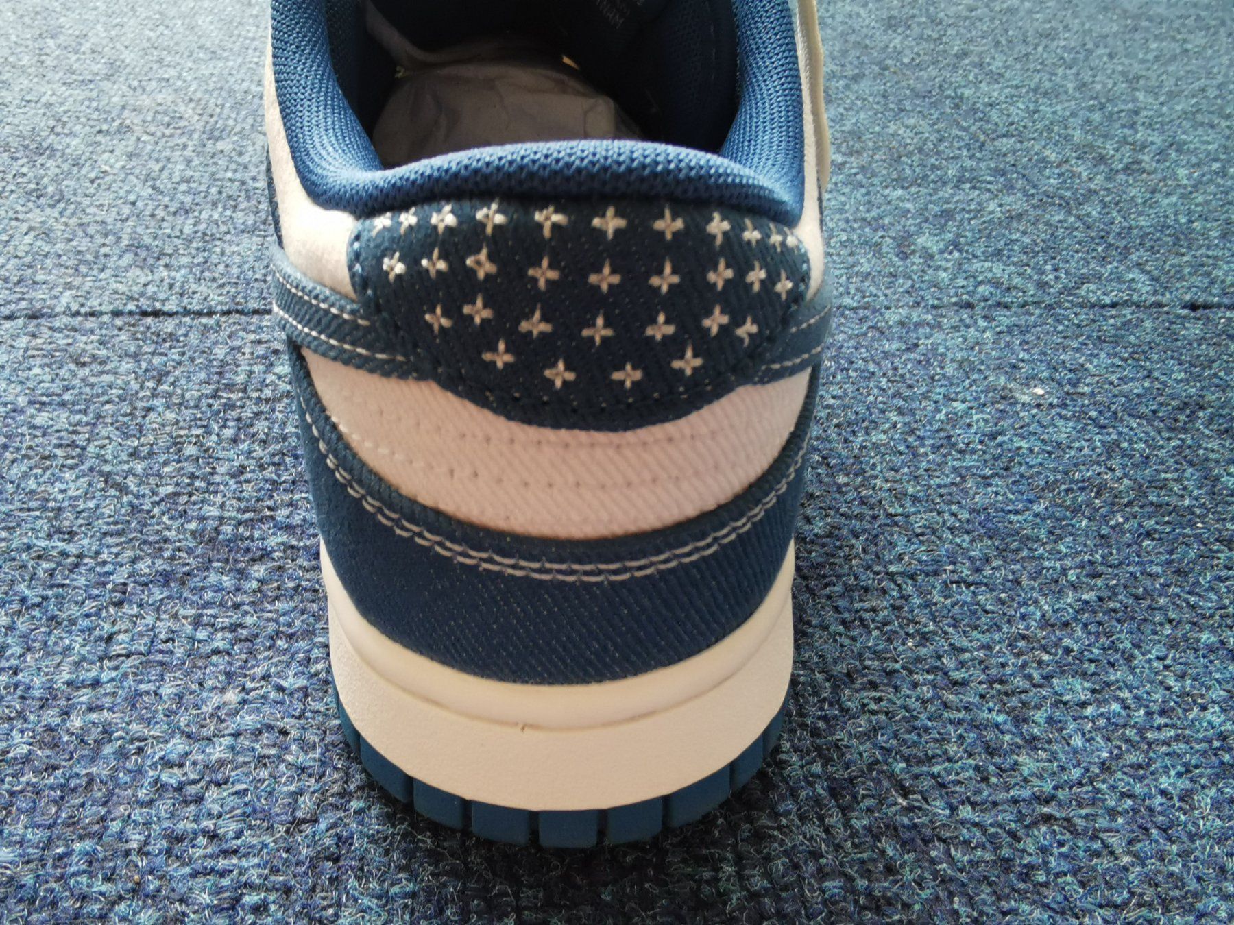 Nike Scarpe da uomo: Nike Dunk Low Industrial Blue Sashiko, Gr. 41 – Nuovo e nell'imballaggio originale da Kindhausen venduto da hommytilfiger 5