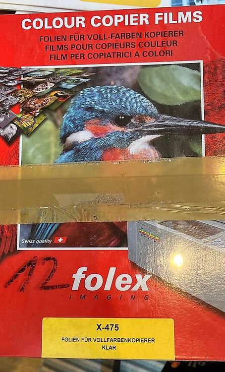 Transparents: Folex Kopierer-Folien DIN A4 – D'occasion à Emdthal par bak_p82z