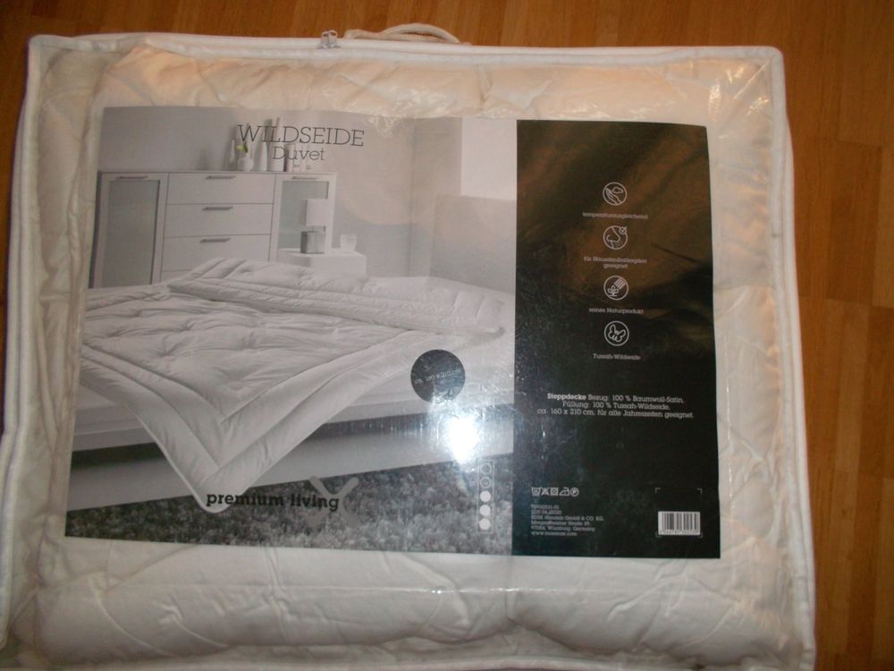 LINEA by böhmerwald nature Wildseide Duvet – 135x200 sommerleicht