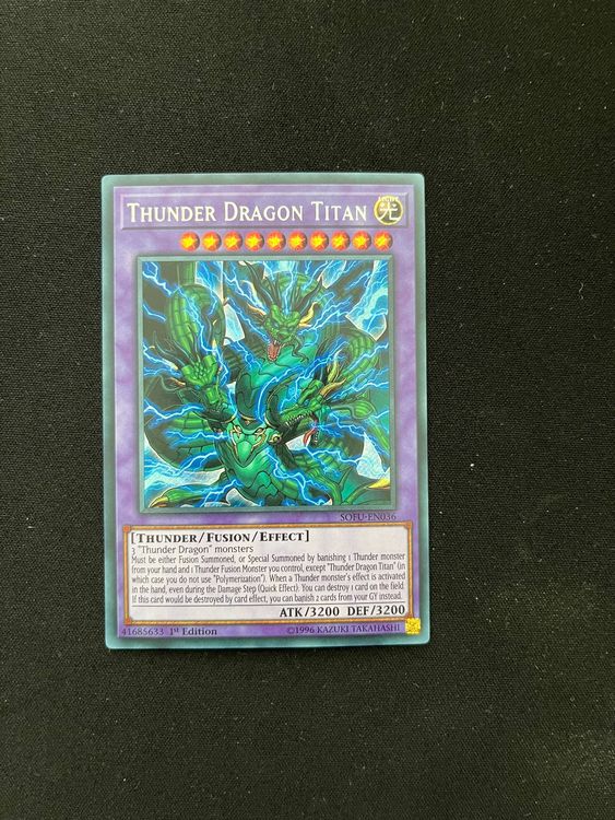 Thunder Dragon Titan (SOFU-EN036), Secret Rare 1