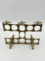 Bronze Kerzenständer, Brutalismus, Heinz Goll, ca 70er Jahr