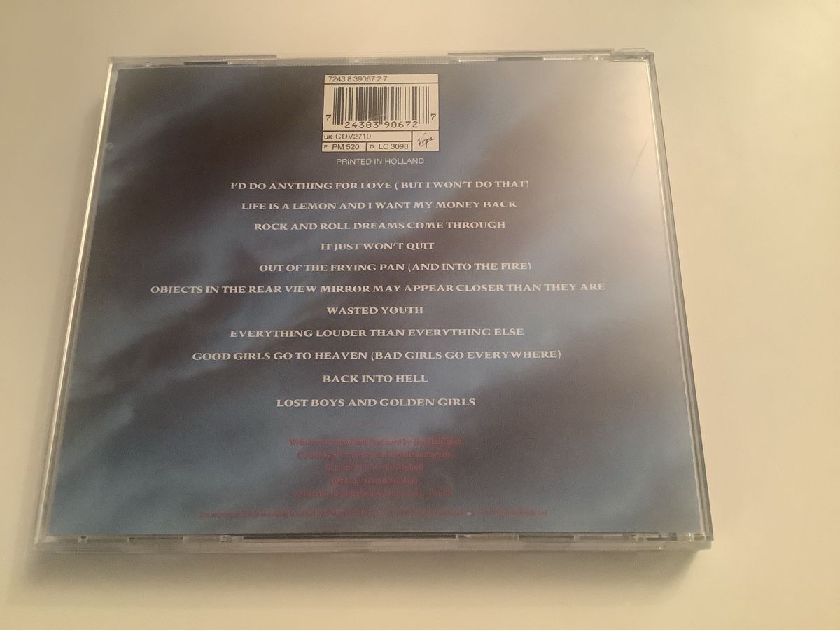 CDs: Meat Loaf / Bat out of Hell ll / 1993 – Gebraucht aus Dübendorf von Shreck 1