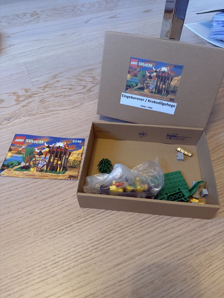 Lego Kit di costruzioni: LEGO System 6246 Krokodilgehege – Usato da Rafz venduto da ciril0885