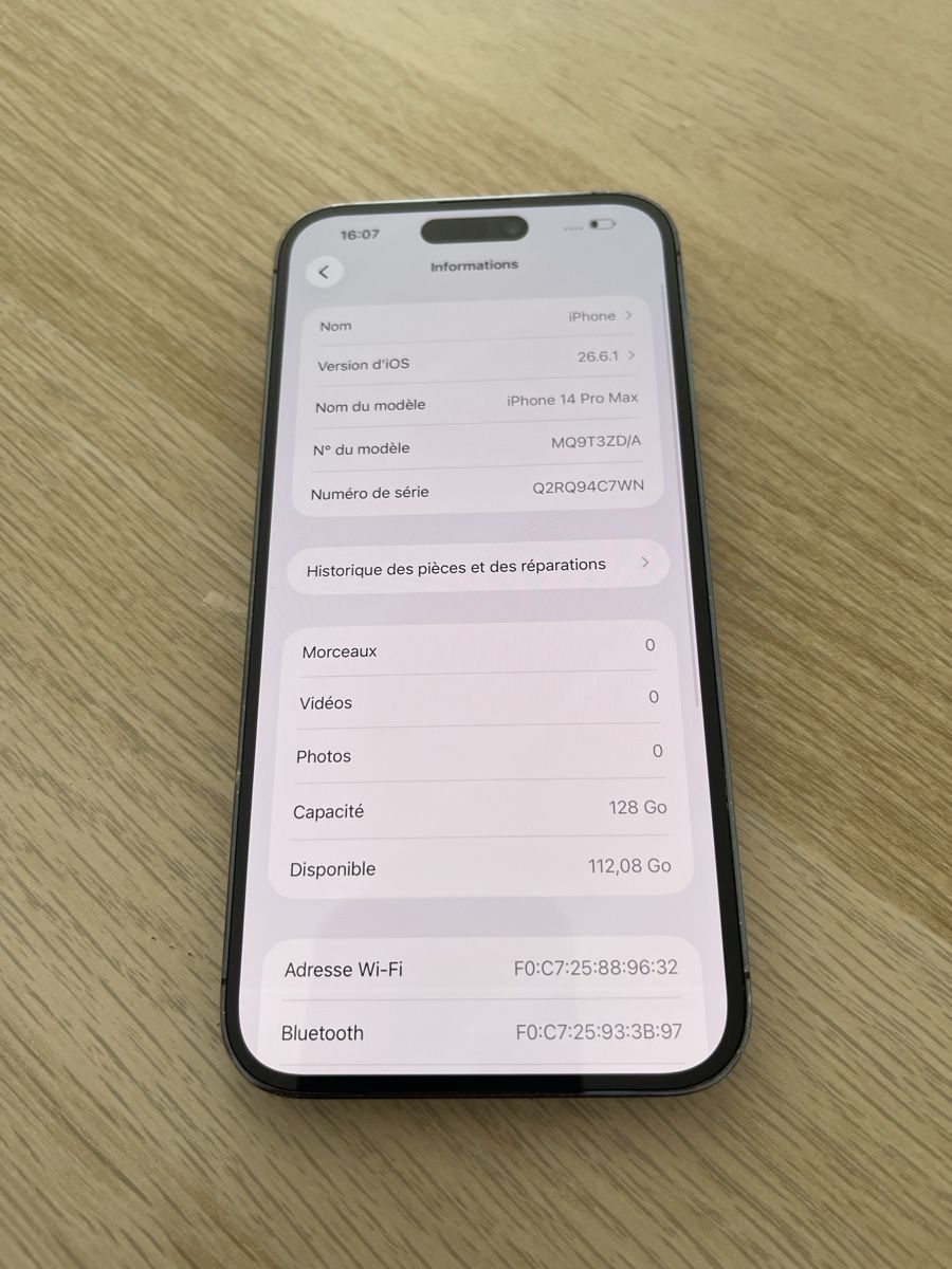 Apple Telefoni cellulari / Smartphones: IPhone 14 Pro Max 128gb – Usato da Biel/Bienne venduto da ham_wf9n 6
