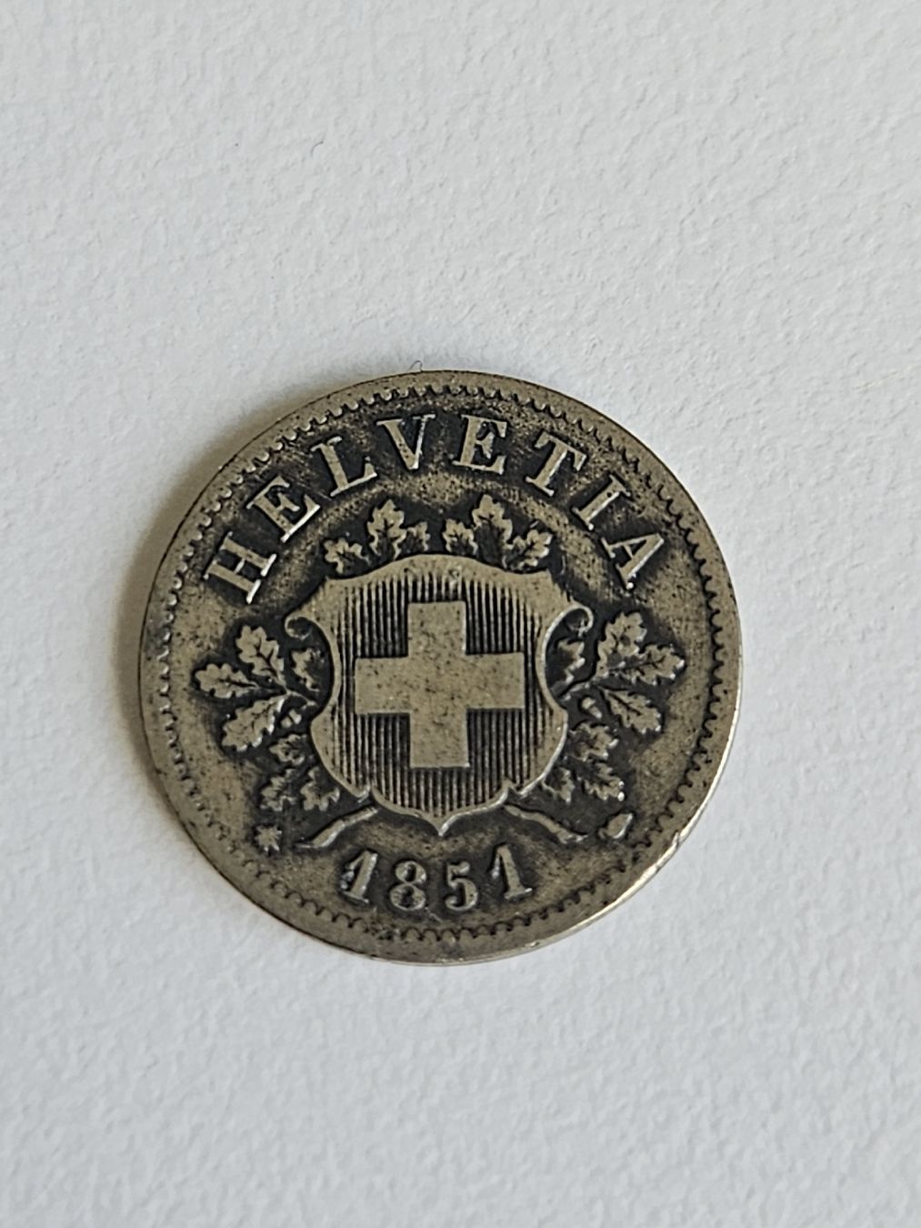 Tutti le monete: 10 Rappen 1851 – Usato da Pfäffikon ZH venduto da Melibol