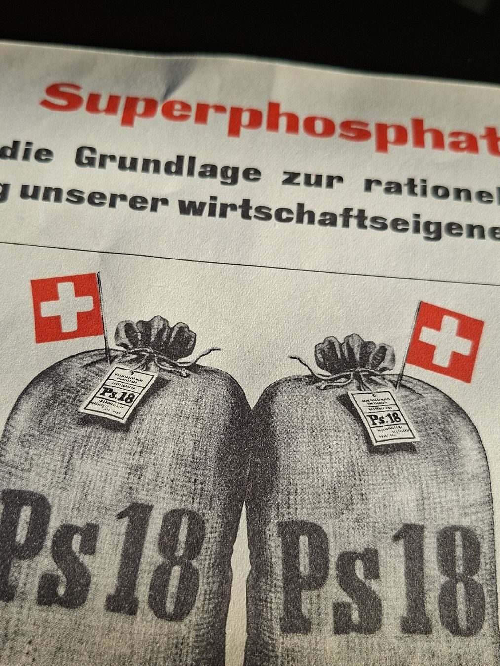 Dokumente: Landwirtschafts Proschüre um 1925 Superphosphat – Gebraucht aus Ganterschwil von HeidiuPeter 6