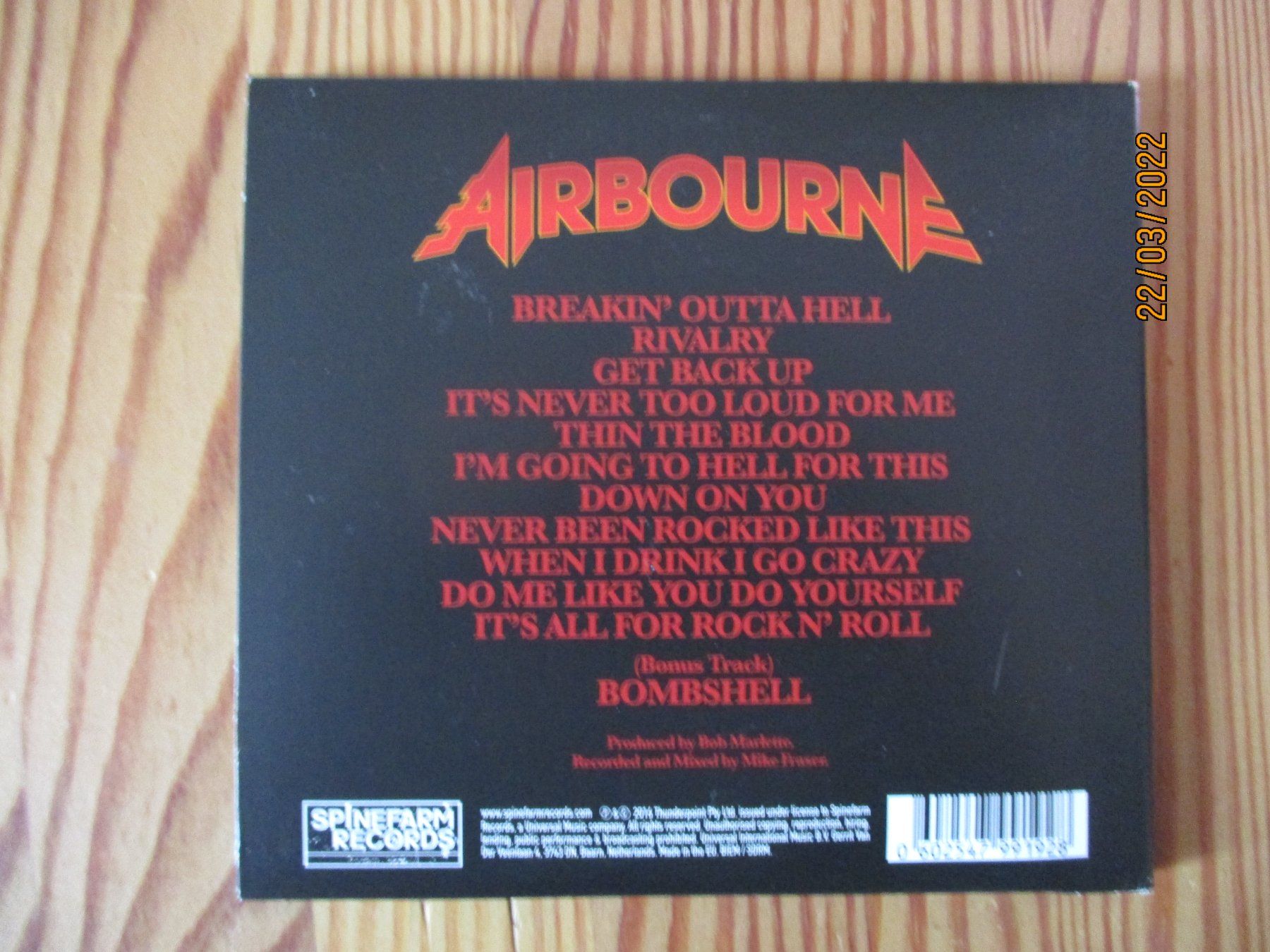 CDs: Airbourne  --   Breakin' Outta Hell - Limited Mintpack – Gebraucht aus Liestal von Disc-Point 1