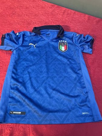 Kinder Original Puma Italia Poloshirt Trikot 140