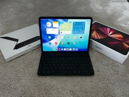 Apple iPad Pro 11" M1 (2021)128GB + Smart Keyboard Folio OVP