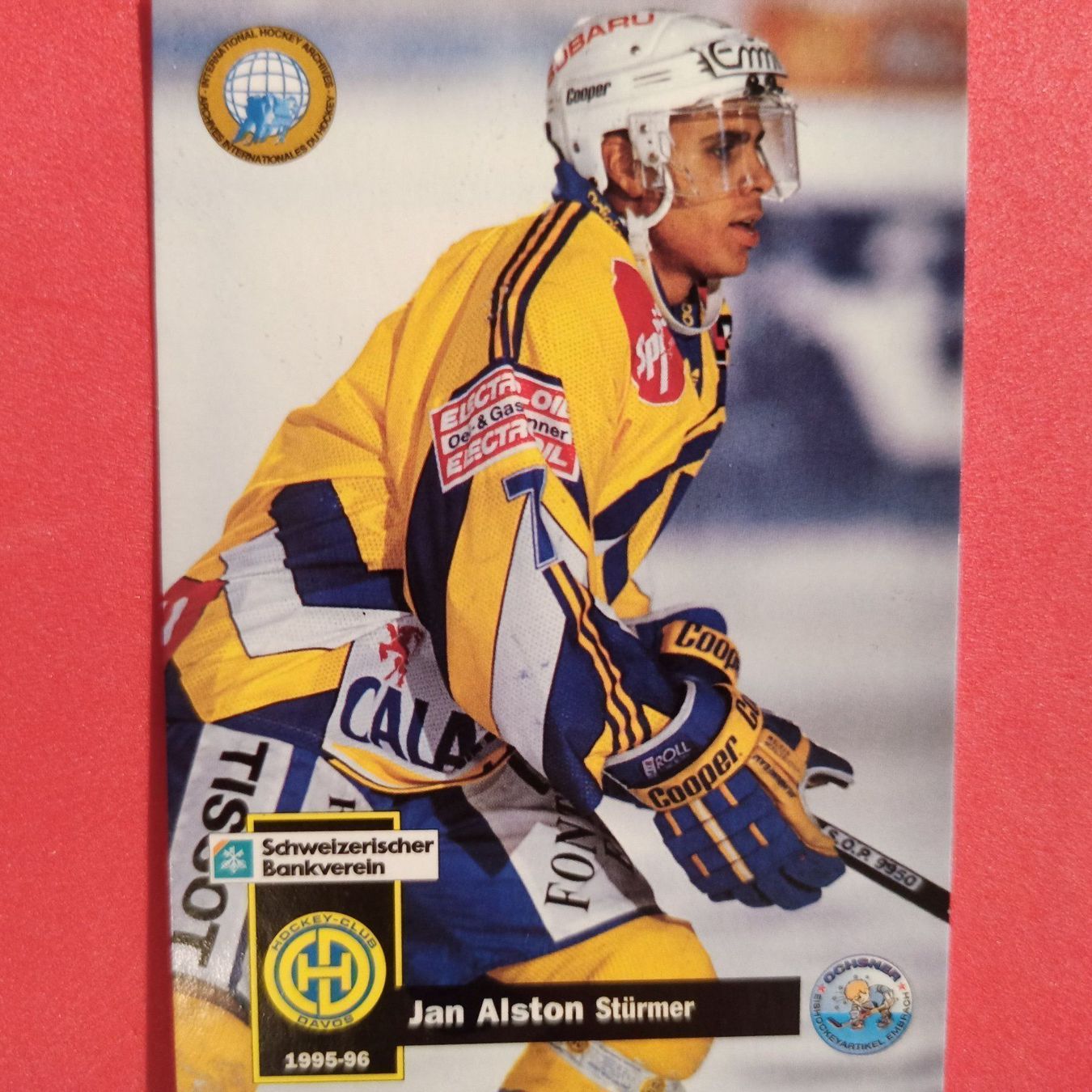 Carte collezionabili: Jan Alston - HCD - 1995/96 – Usato da Dübendorf venduto da kb86_MOVIE