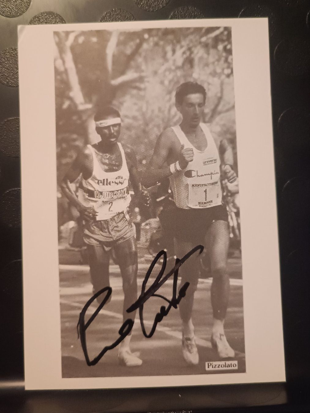 Autografi: Orlando Pizzolato - Leichtathletik – Usato da Menziken venduto da Artographs