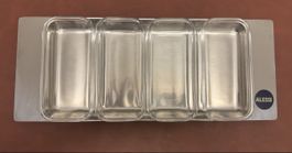 Alessi vorspeisenservice Chrom Glas
