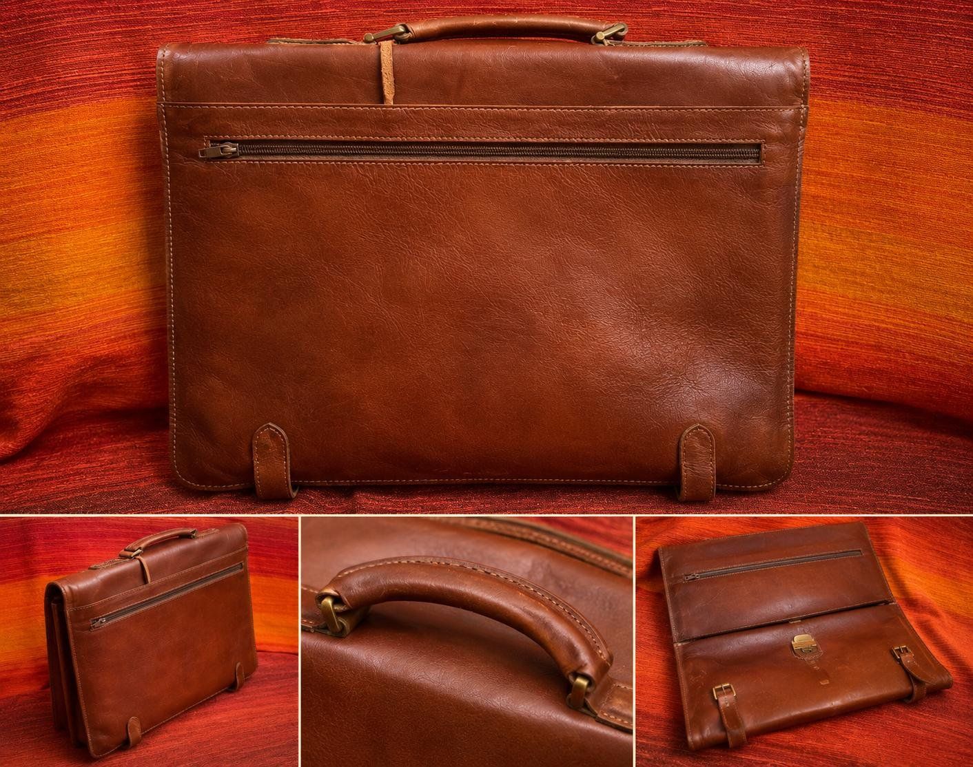 Koffer & Taschen: Joli cartable en cuir – Gebraucht aus Pully von nab_bfg9 1
