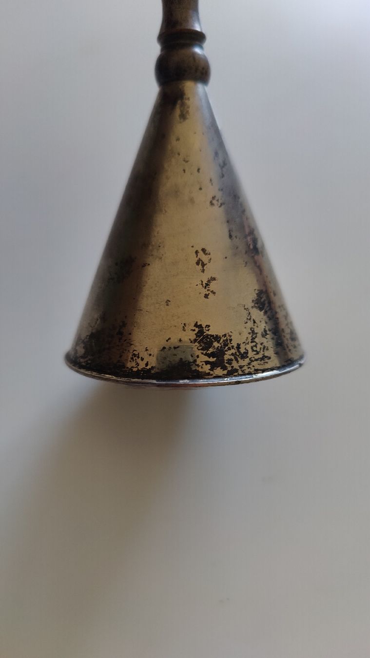 Campanacci mucche: Antike Tischglocke versilbert (L10) – Usato da Aarau venduto da bro_9zsg 2