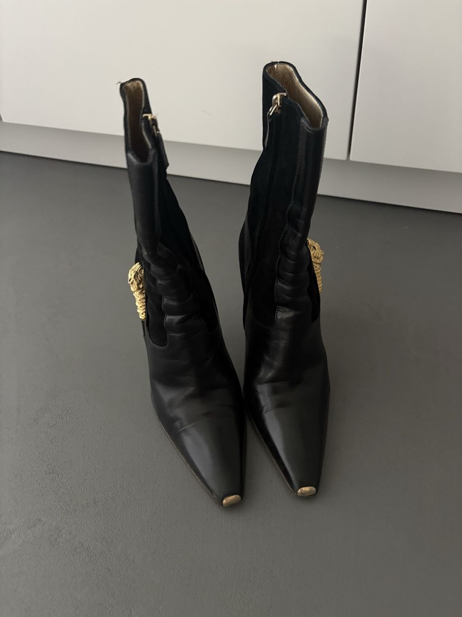 Gucci Damenschuhe: Orginale Stiefeletten Gucci schwarz Leder – Gebraucht aus Jona von ali_w2qr 1