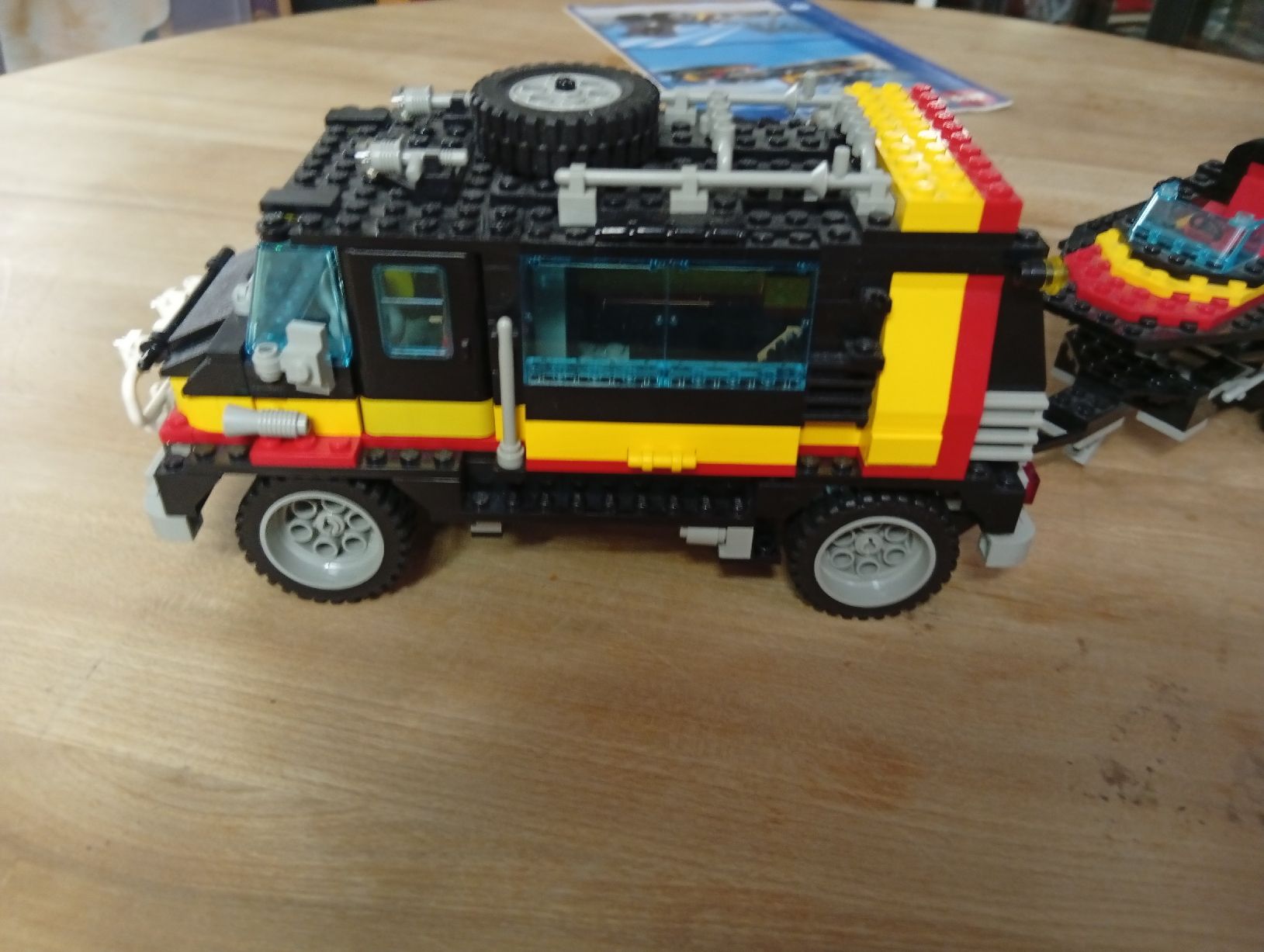 Lego Jeux de construction: LEGO SYSTEM MODEL TEAM 5581 Van mit Boot mit Anleitung – D'occasion à Trun par kawak1 1