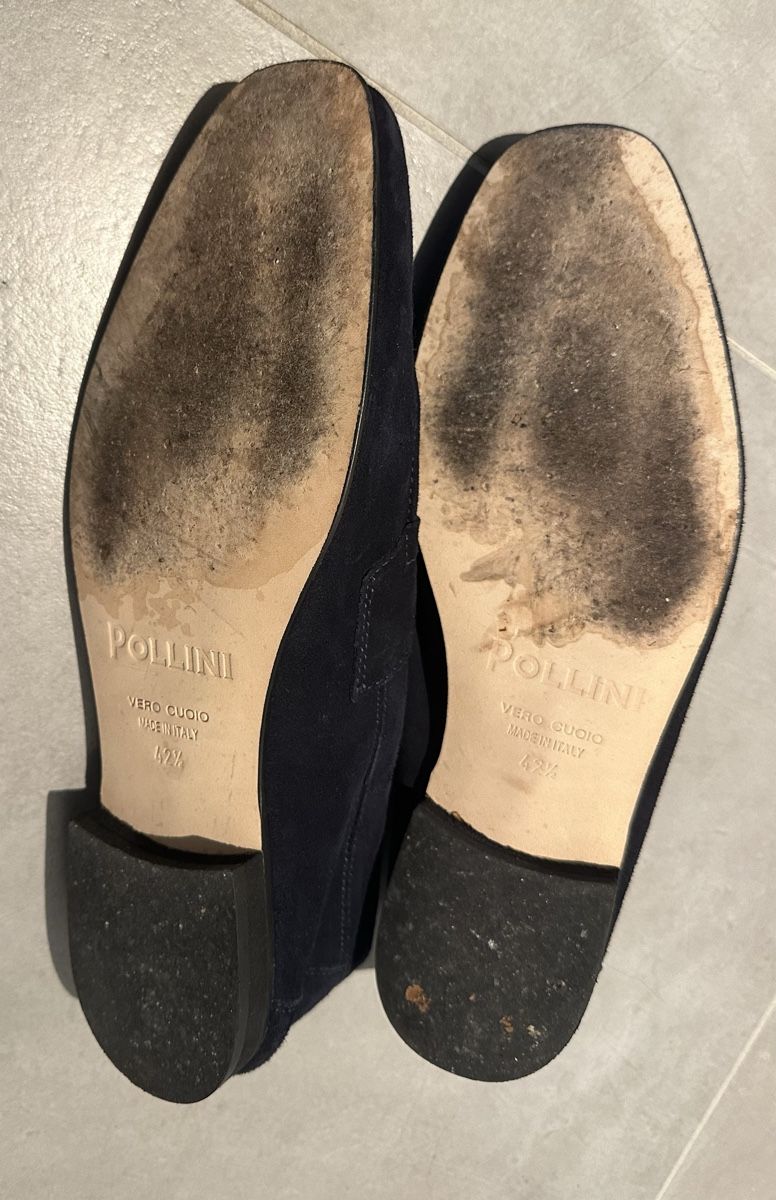 Scarpe da uomo: Pollini Loafer / Mokassins Wildleder blau 42.5 – Usato da Ostermundigen venduto da WatchTimist 1