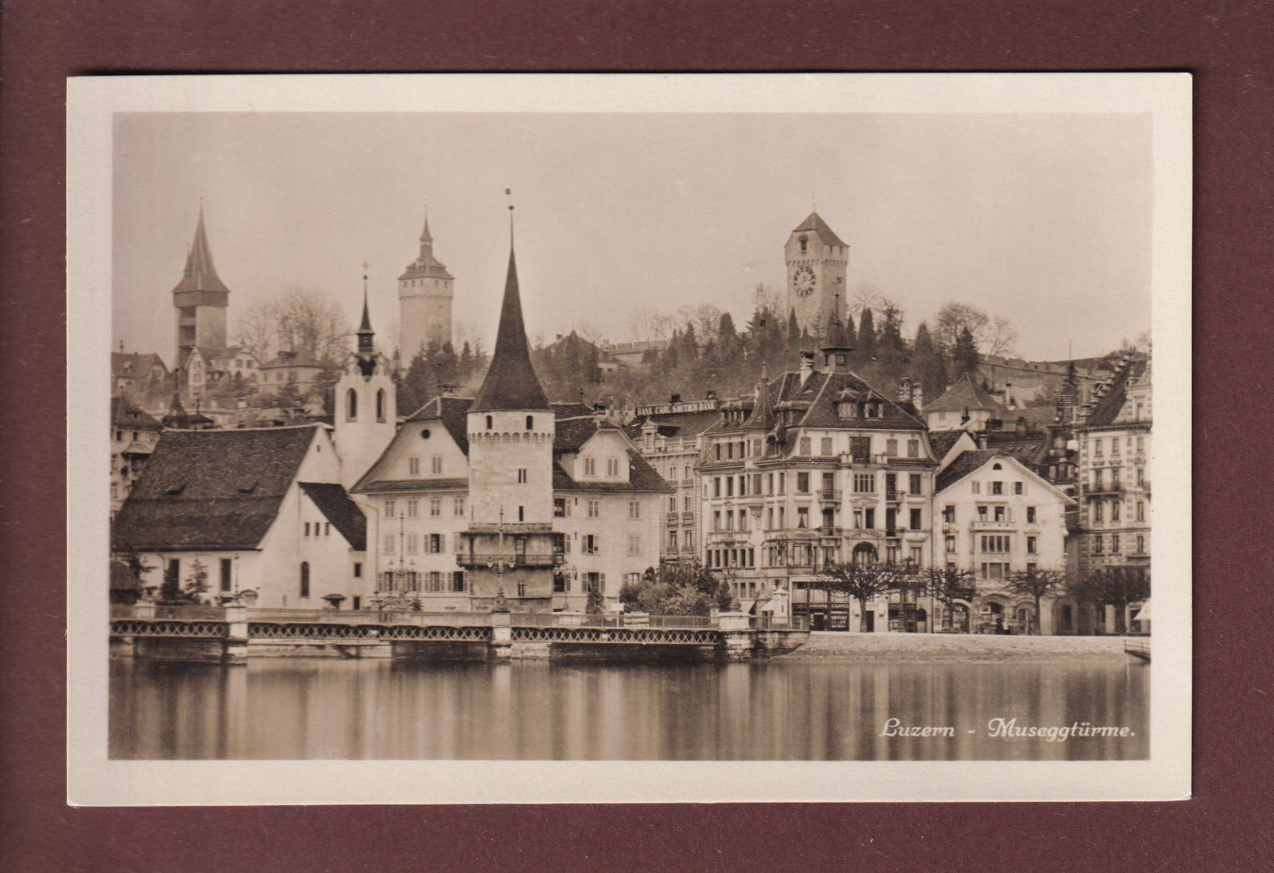 Cartoline postali: LUZERN - Museggtürme – Usato da Pully venduto da nicecards