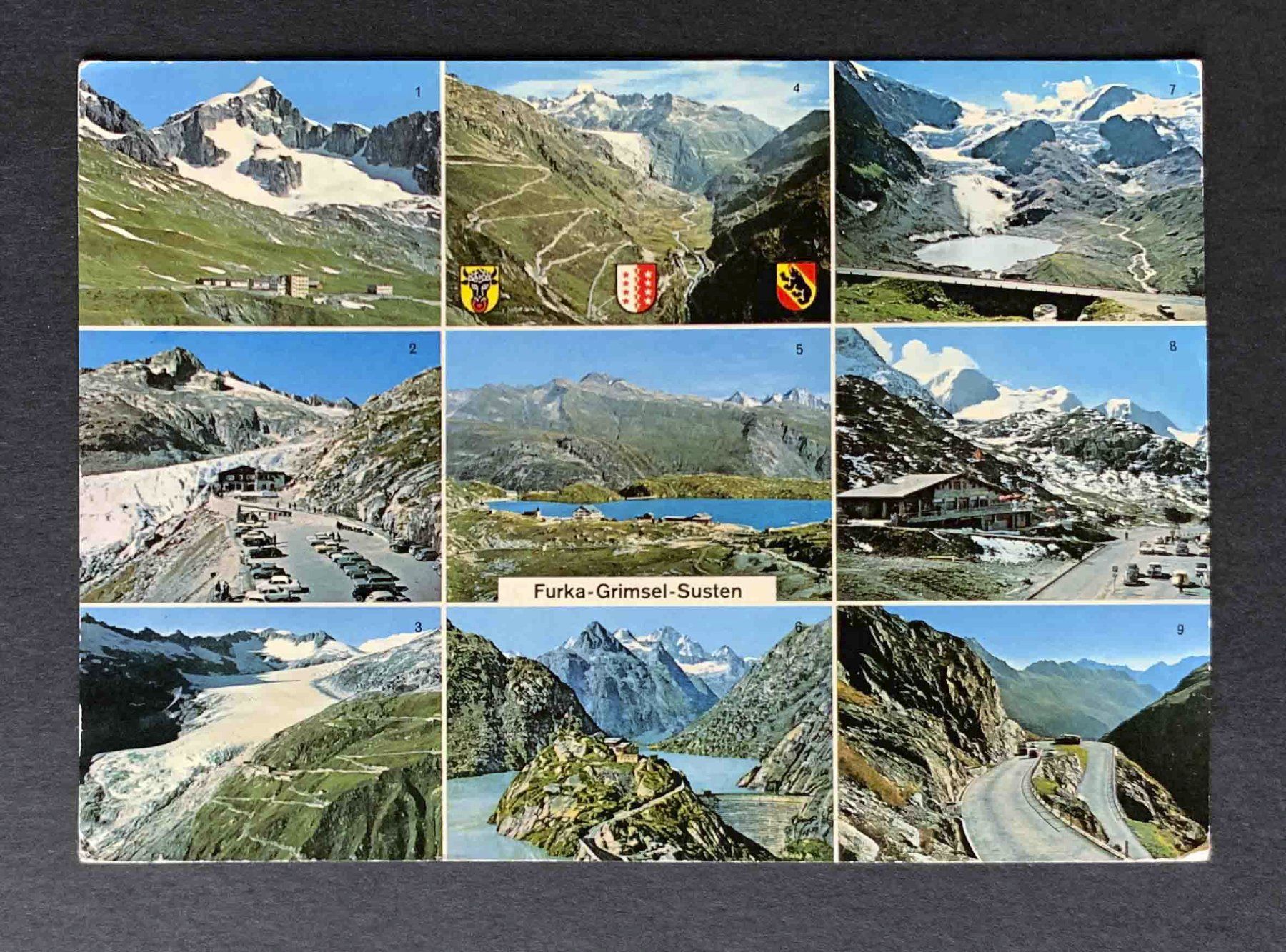 Cartoline postali: AK Furka Grimsel Susten – Usato da Goldau venduto da artelier1
