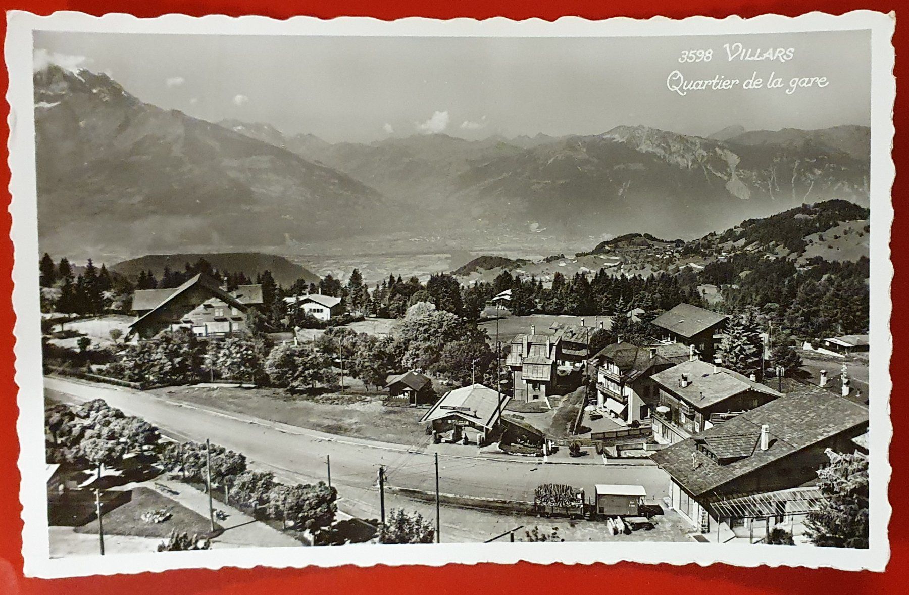 Ansichtskarten: VILLARS Quartier de la gare 1957 – Gebraucht aus Kreuzlingen von Rschweiz1