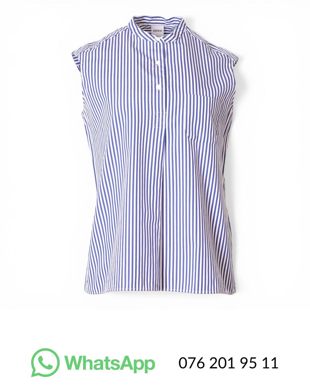 Aspesi Blusen: Aspesi ärmellose Bluse Gr. 34 – Gebraucht aus Binningen von Designerlabels 4