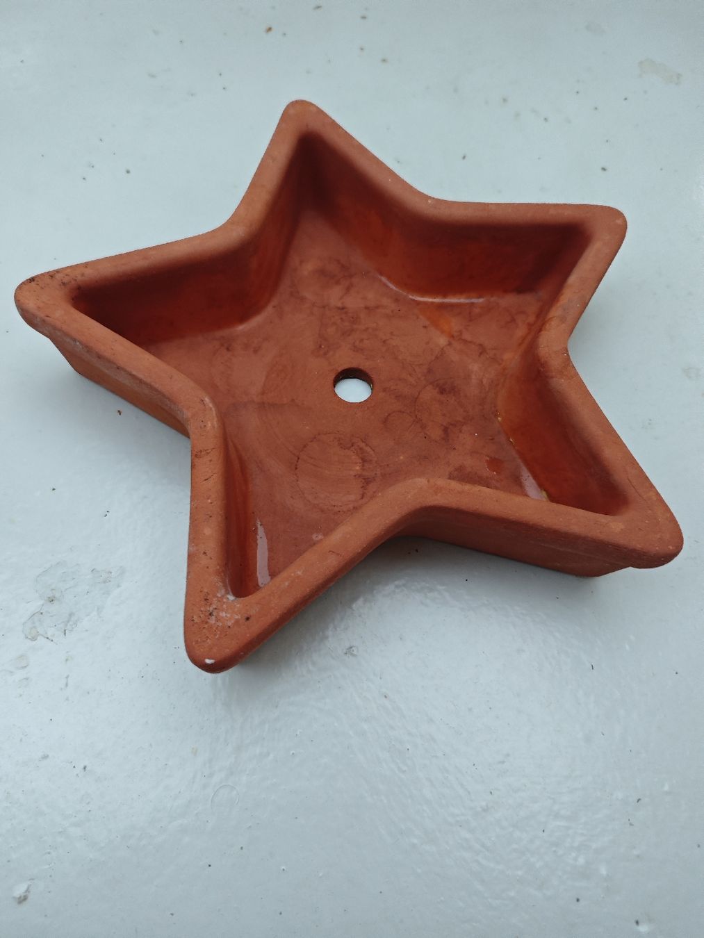 Vasi per fiori: Star-Shaped Terracotta Plant Pot Tray – Usato da Oberengstringen venduto da plm_7kb7