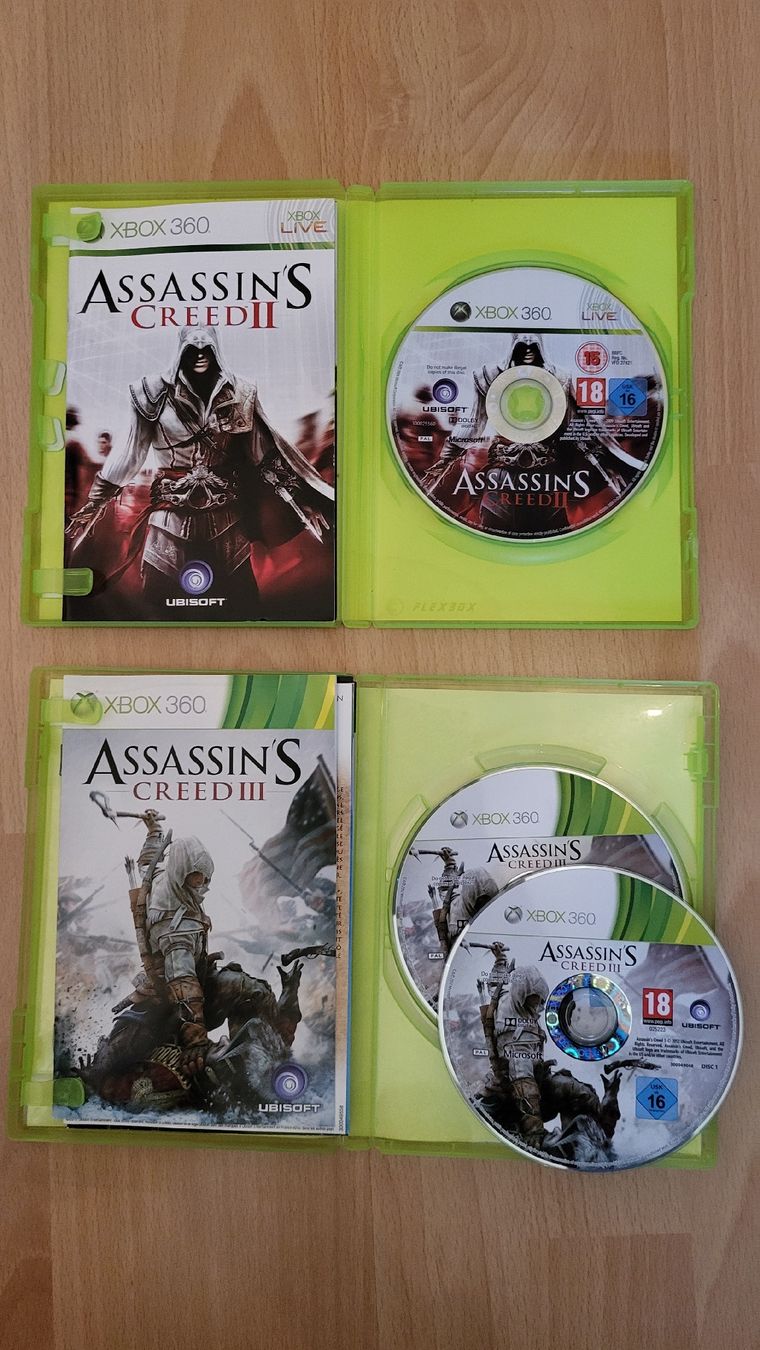 Giochi: Assassin's Spiele Sammlung 4x Set X Box 360 – Nuovo (secondo la descrizione) da Biel/Bienne venduto da Retrohr 1