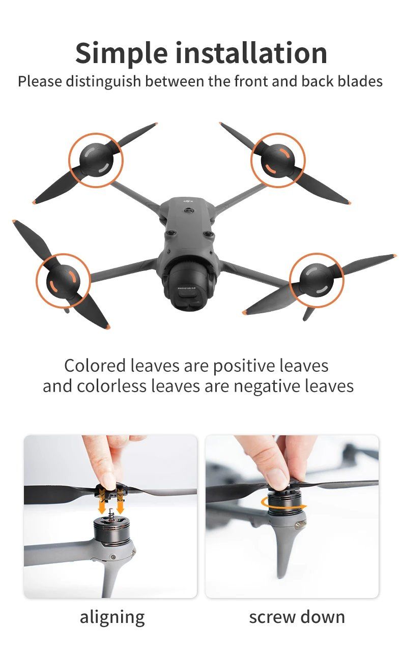Modellismo RC: 4 DJI MAVIC 4 PRO - LOW NOISE PROPELLER - QUICK RELEASE – Nuovo e nell'imballaggio originale da Kriens venduto da swissgadget 2