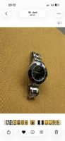 Original Swarovski Damenarmbanduhr – Silber/Schwarz