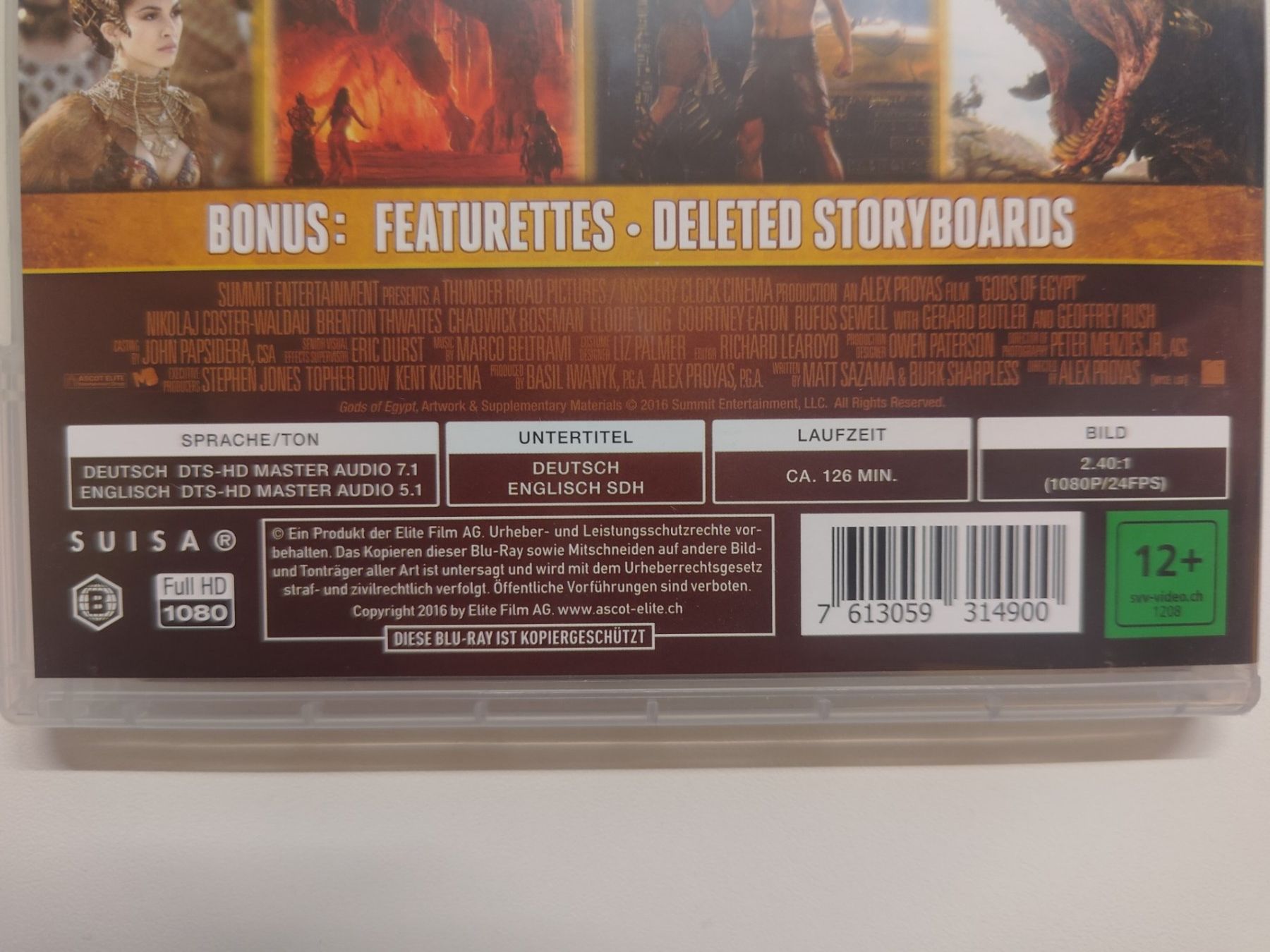 Tutti i DVDs: Gods of Egypt – Usato da Liestal venduto da Kratzilla 3