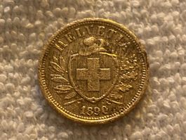 2 centimes/Rappen 1890