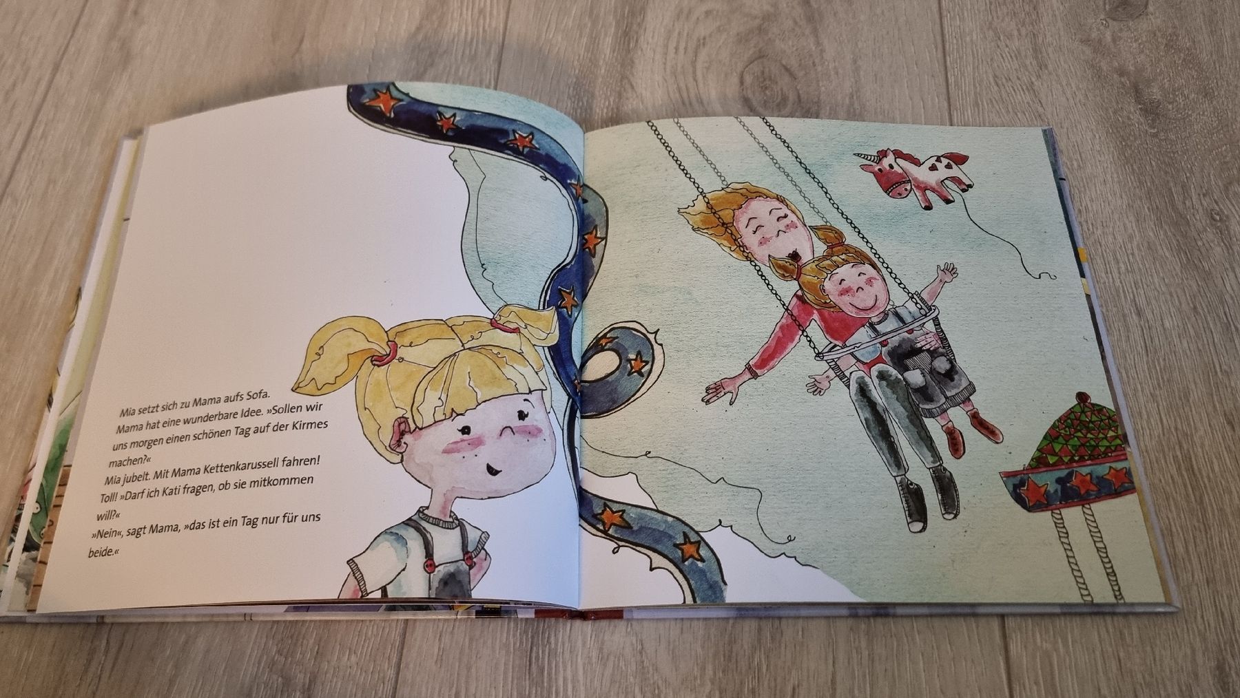 Libri: Kinderbuch "Mama, Mia und das Schleuderprogramm" Neu – Nuovo (secondo la descrizione) da Wigoltingen venduto da Zuckerfee84 4