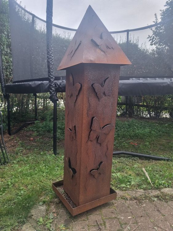 Feuerturm / Feuerschale mit Schmetterlingen Kaufen auf Ricardo