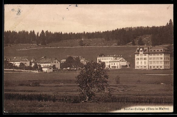 Ansichtskarten: AK Sentier, Collège Chez-le-Maître – Gebraucht aus Berlin von bartko-reher