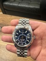 Rolex Sky-Dweller Blue Dial Jubilee Bracelet 42mm - Mint!