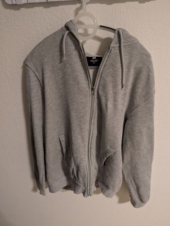 H&M Kapuzenjacke grau Regular Grösse L, guter Zustand