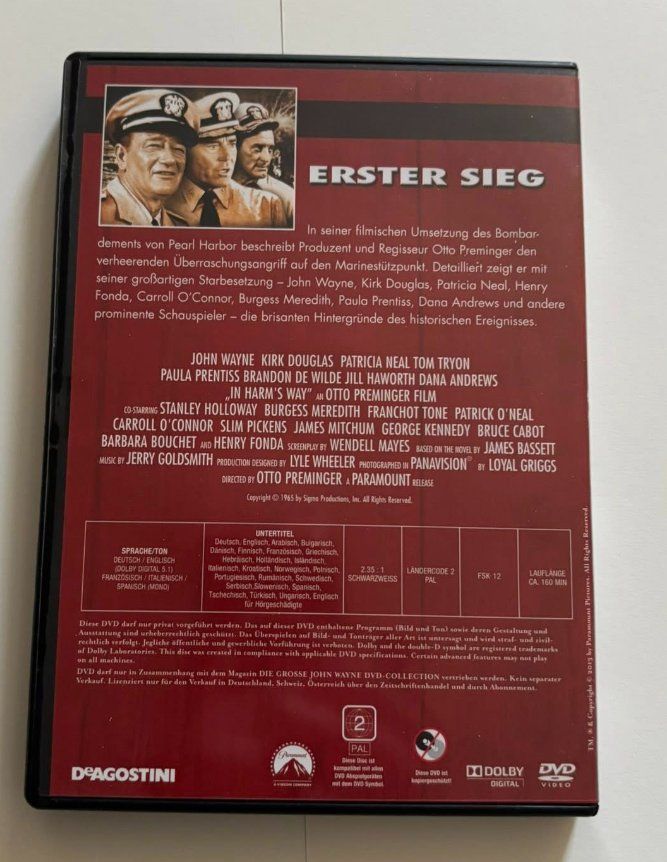 Tutti i DVDs: John Wayne Erster Sieg (1965) DVD Vol.69 – Usato da lupfig venduto da maniacs666 2