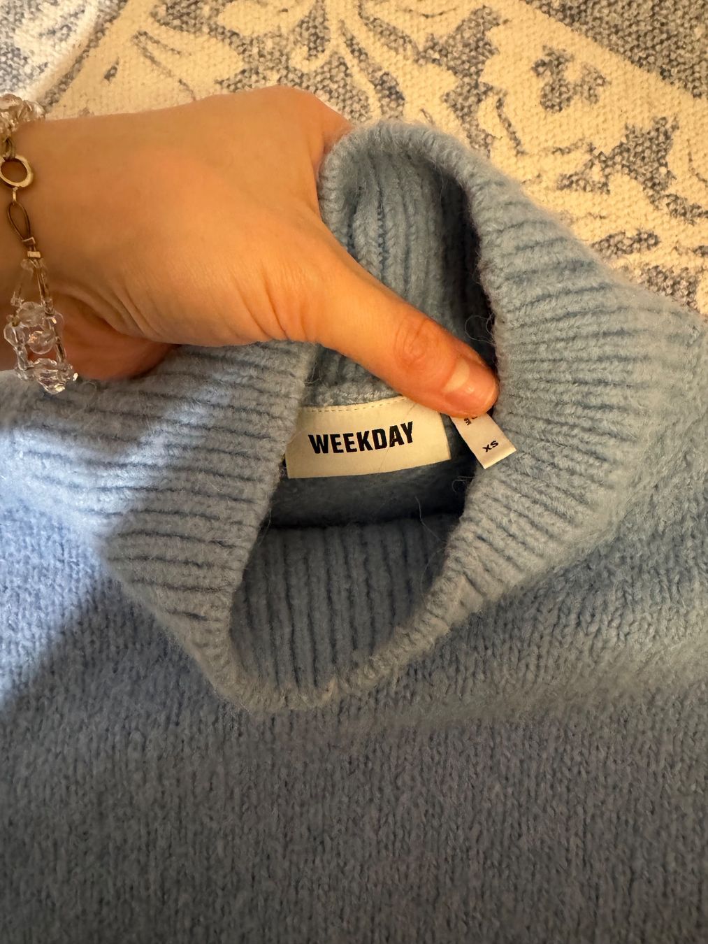 Weekday Maglioni & Felpe: WeekDay Strickpullover, hellblau, XS – Usato da Küsnacht ZH venduto da pxntsr 1